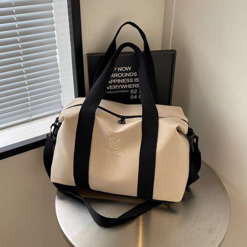 キャリー オン バッグ シンプル機能性ナイロンボストンバッグ