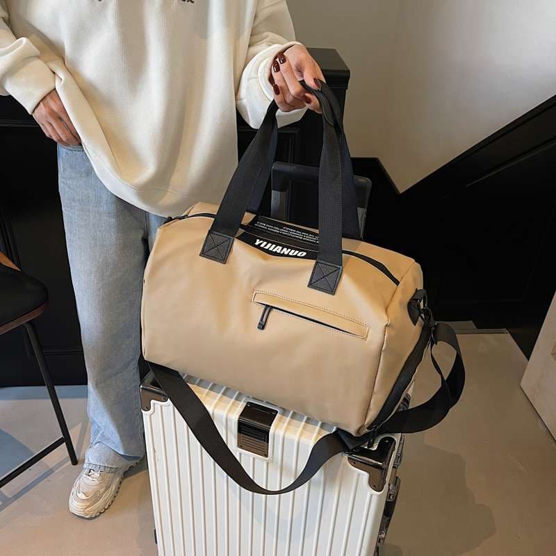 キャリー オン バッグ シンプル軽量 多機能ボストンバッグ