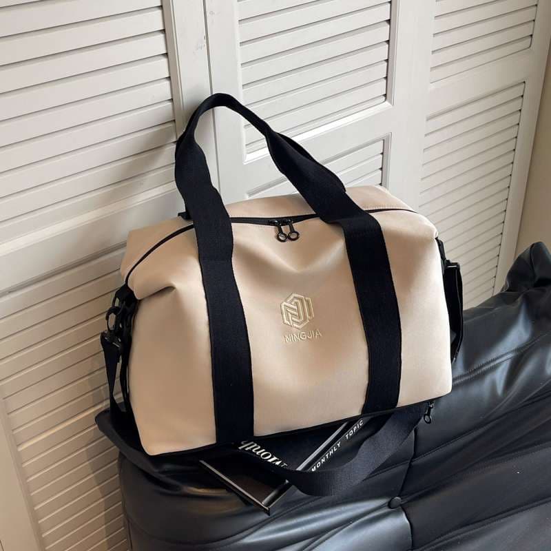 キャリー オン バッグ シンプル機能性ナイロンボストンバッグ