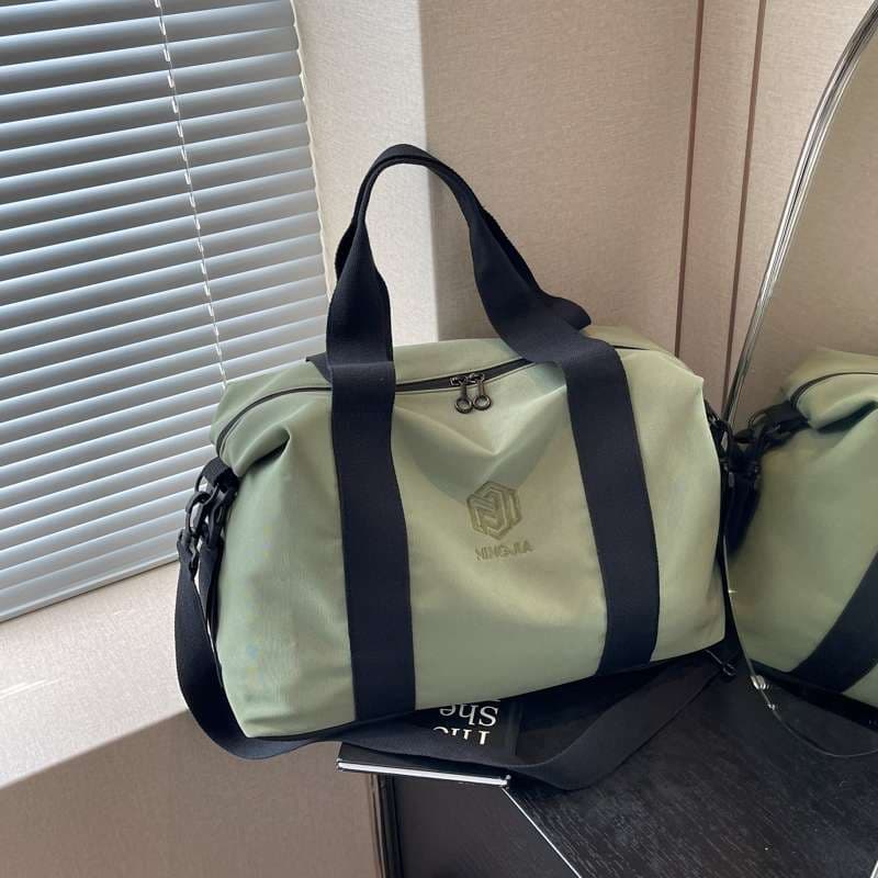 キャリー オン バッグ シンプル機能性ナイロンボストンバッグ