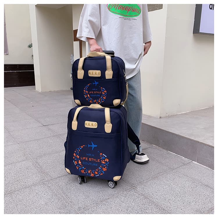 キャリーオンバッグ 旅行者のための二点セット キャリーバッグ