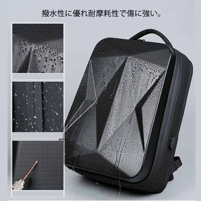 男性用大容量リュック 撥水加工 旅行出張対応キャリーオンバッグ