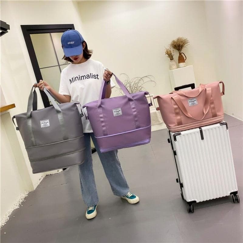 キャリーオンバッグ 大容量多機能キャリーオン対応旅行鞄